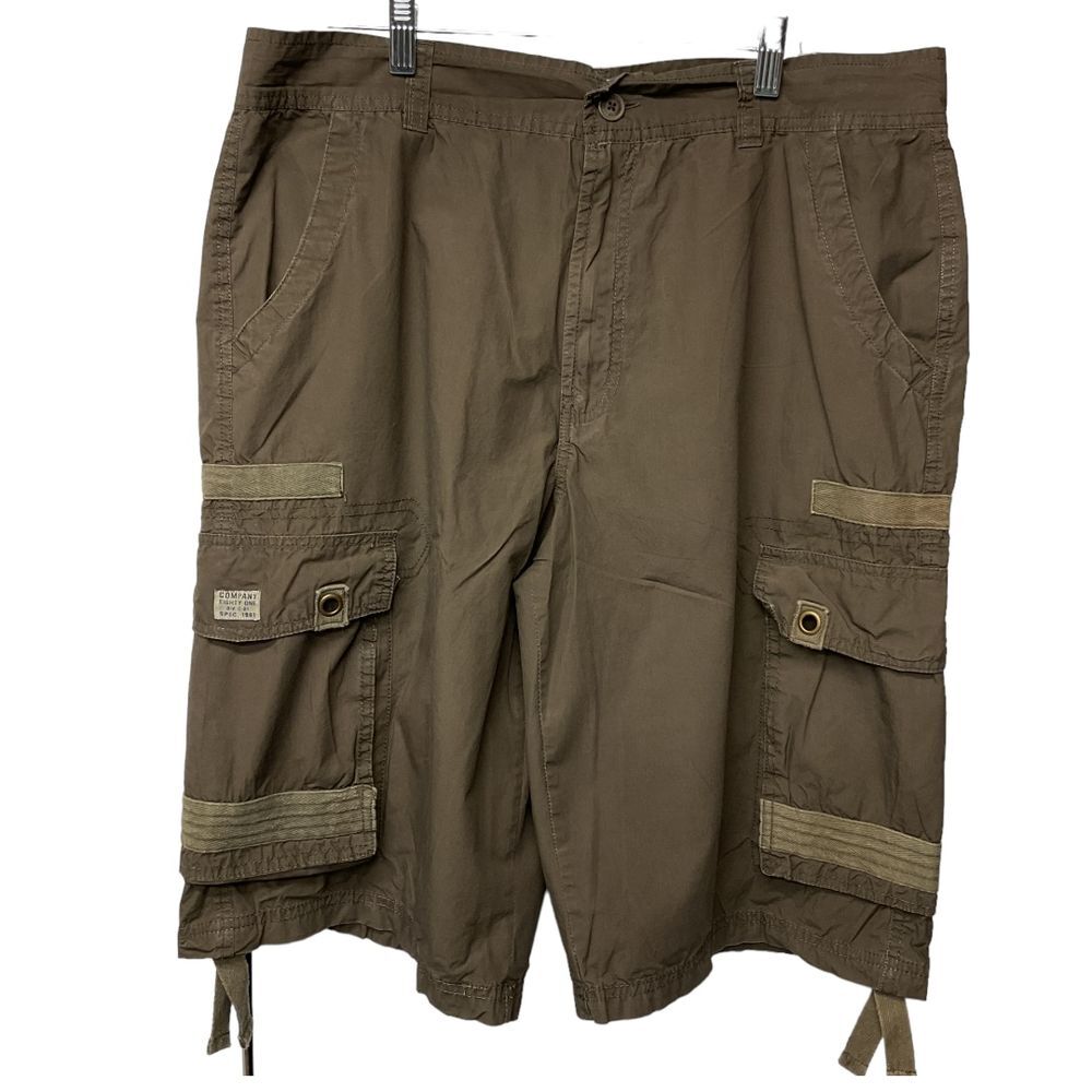 Company 81 Mens Hybrid Cargo Shorts Size 36 Brown Cotton Outdoors Casual‎ Hiking